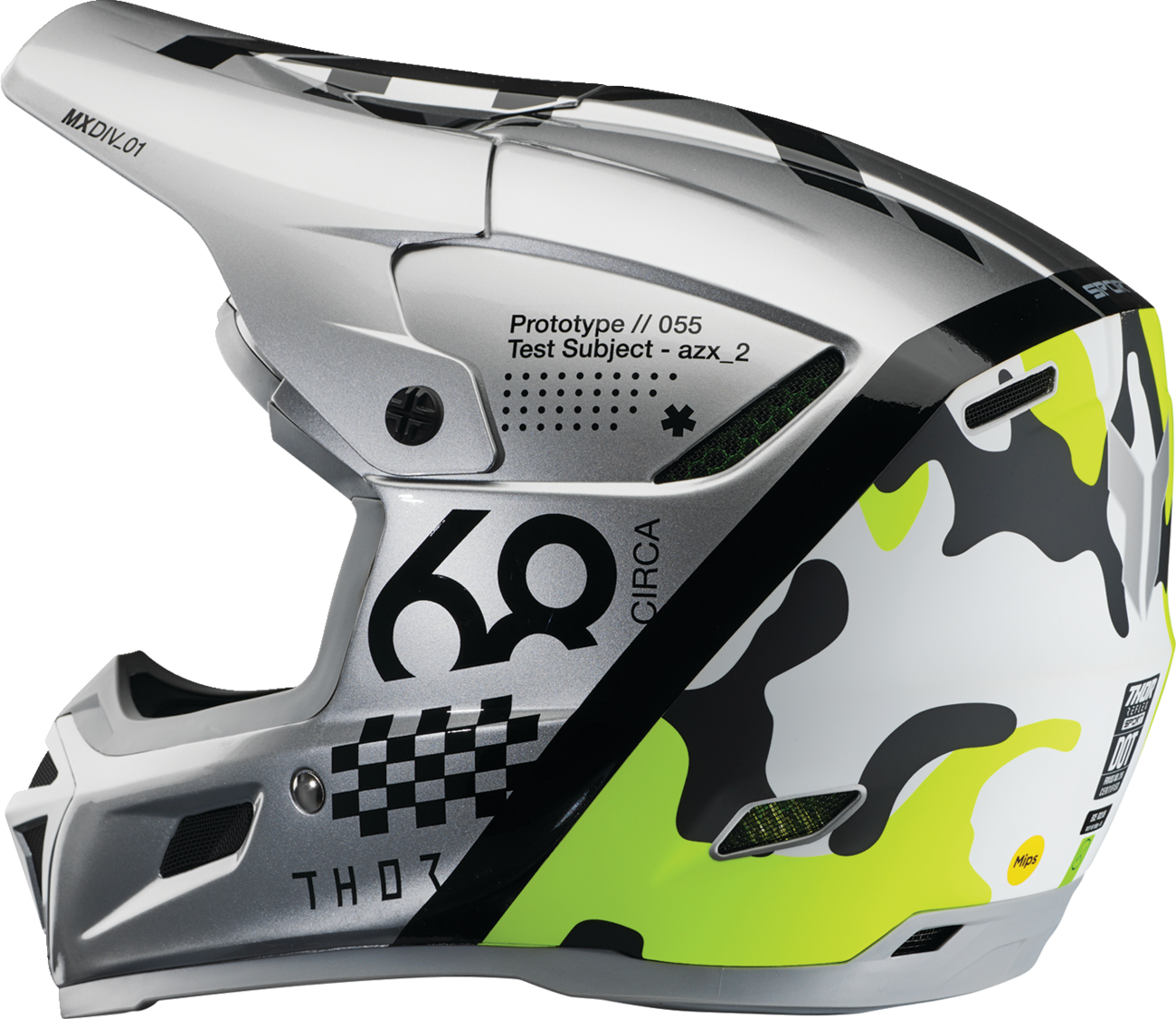 Thor Reflex Sport Riot Gy/ac Helmet