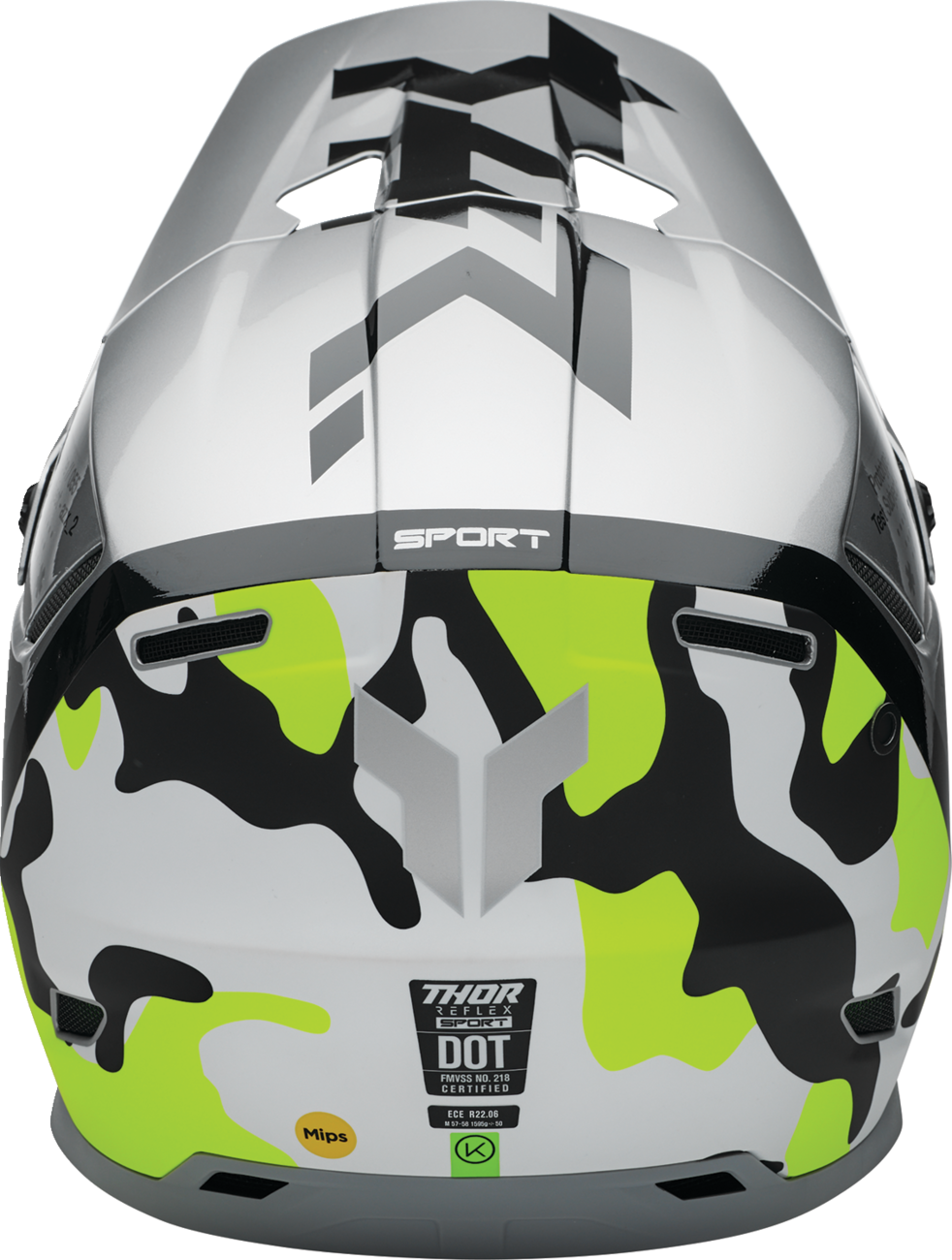 Thor Reflex Sport Riot Gy/ac Helmet