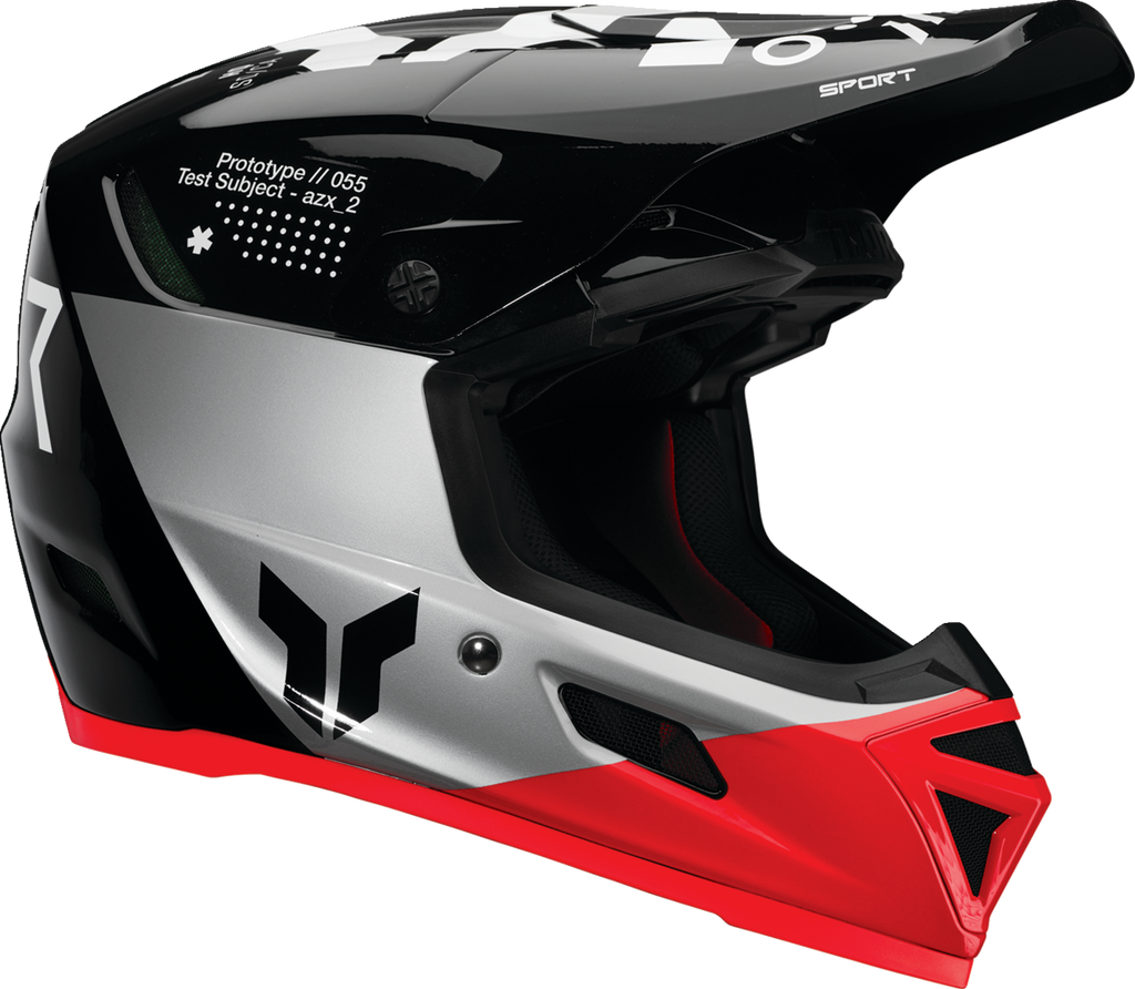 Thor Reflex Sport Strike Helmet - Black/Red