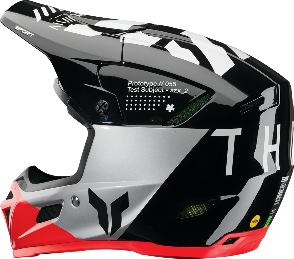 Thor Reflex Sport Strike Helmet - Black/Red