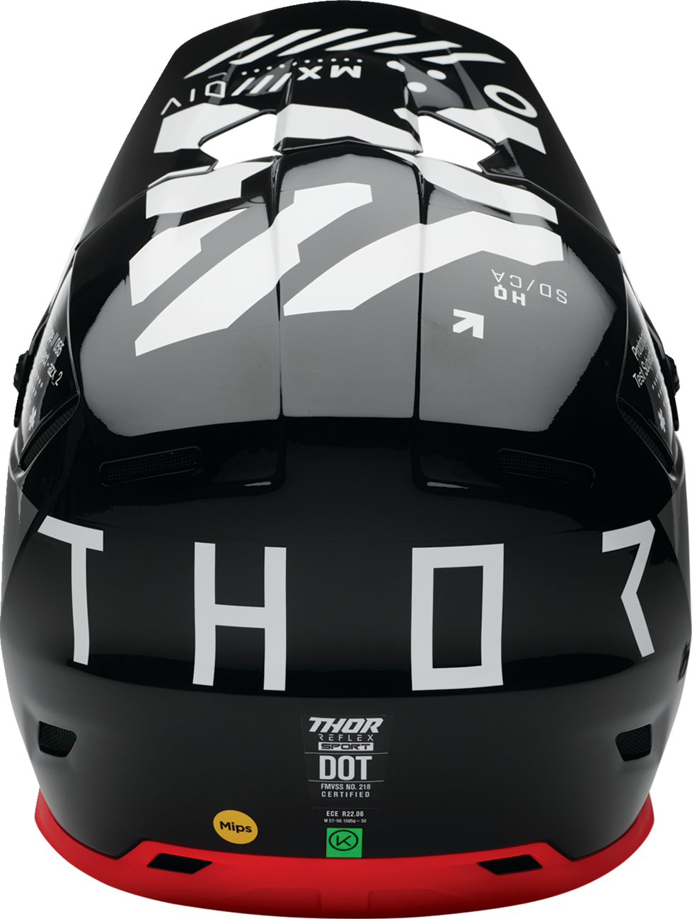 Thor Reflex Sport Strike Helmet - Black/Red