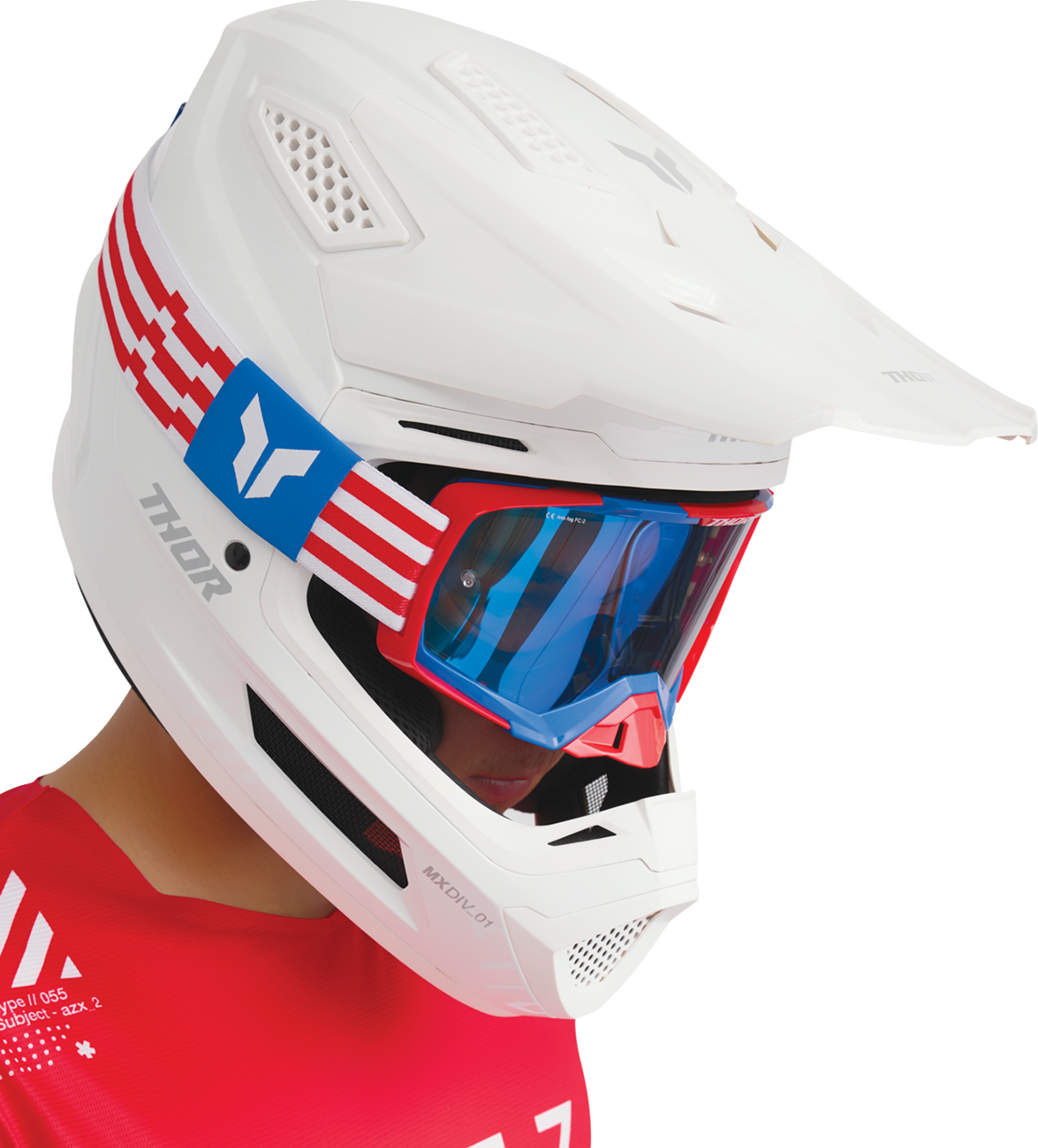 Thor Fleet Helmet - Whiteout