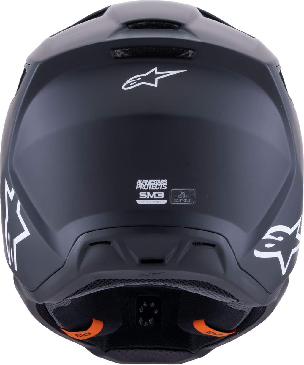 ALPINESTARS SM3 Helmet - Solid - Matte Black - XS