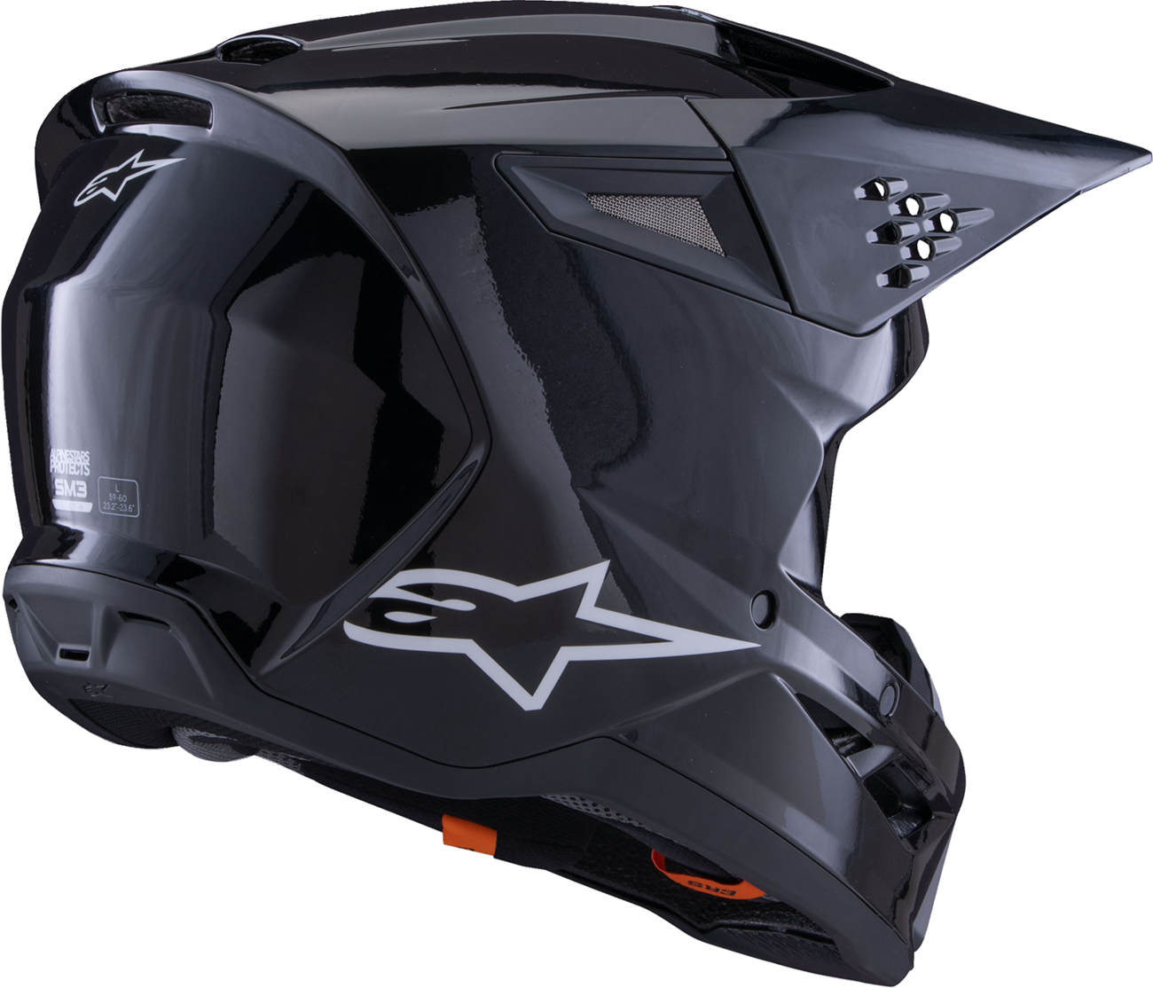 ALPINESTARS SM3 Helmet - Solid - Gloss Black - XS