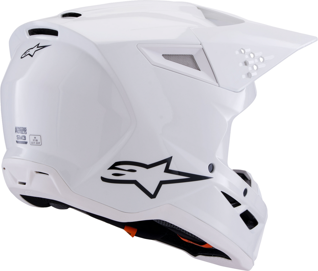 ALPINESTARS SM3 Helmet - Solid - Gloss White - XS