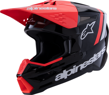 SM3 Helmet - Radium - Gloss Black/Red Fluo/White - XS (1)
