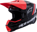 SM3 Helmet - Radium - Gloss Black/Red Fluo/White - Small (1)
