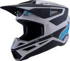 SM3 Helmet - Heat - Matte Silver/Blue/Black - XS (1)