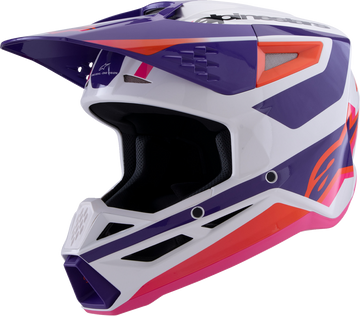 SM3 Helmet - Heat - Gloss White/Purple/Pink - XS (1)