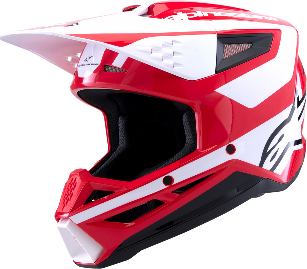 Alpinestars SM3 Helmet - Heat - Gloss Red/White/Black