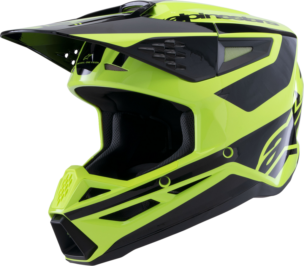 Alpinestars SM3 Helmet - Heat - Gloss Yellow Fluo/Black