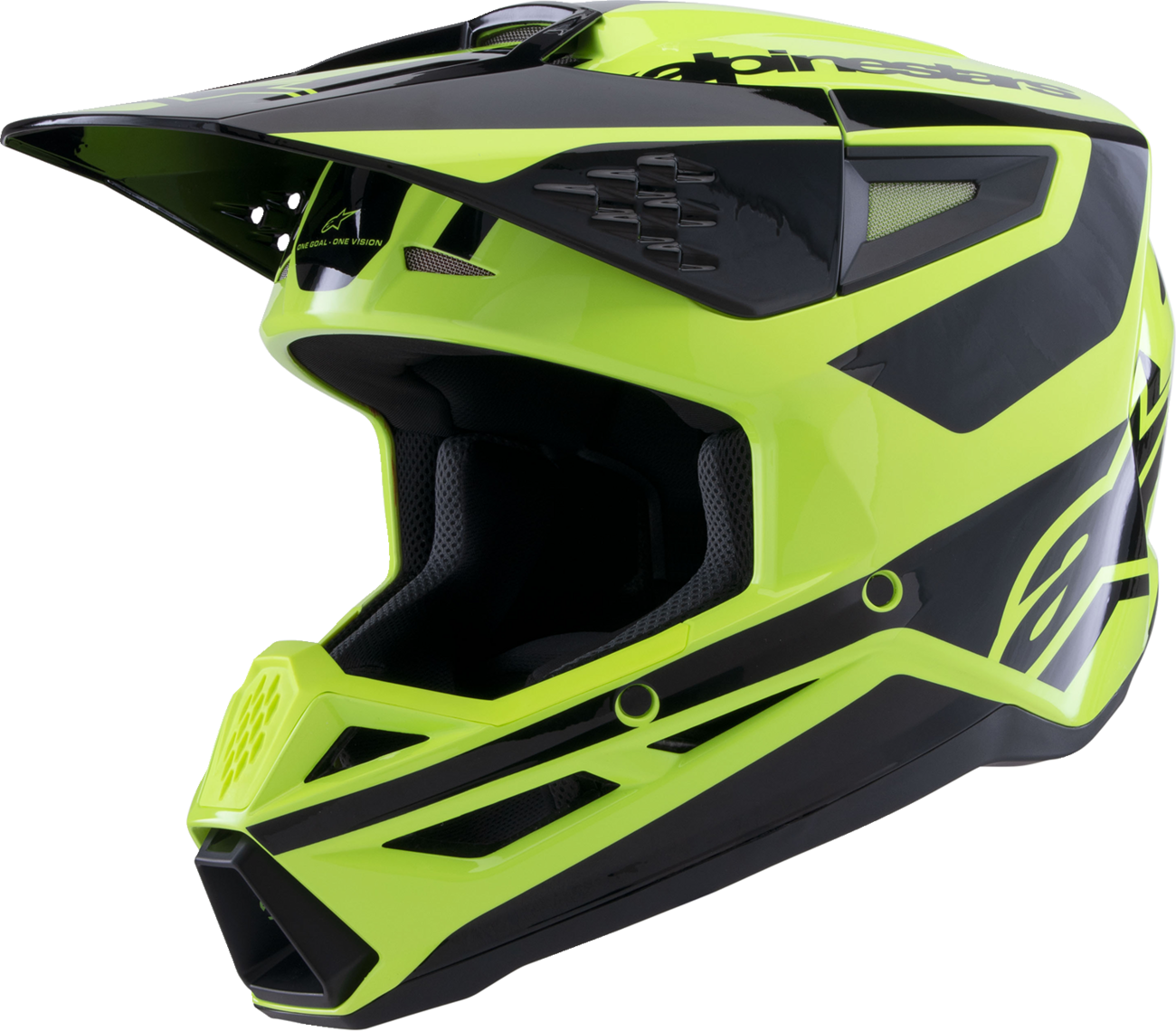 Alpinestars SM3 Helmet - Heat - Gloss Yellow Fluo/Black