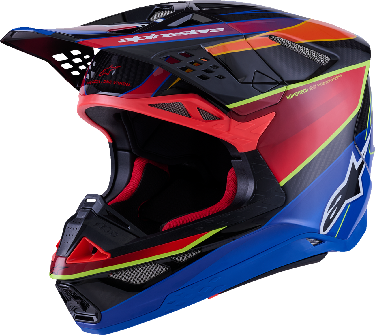 Supertech M10 Helmet - MIPS® - Era - Gloss/Blue/Red/Yellow Fluo - Large (1)