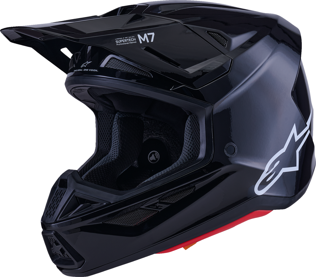 Alpinestars SM7 Helmet - Solid - Gloss Black