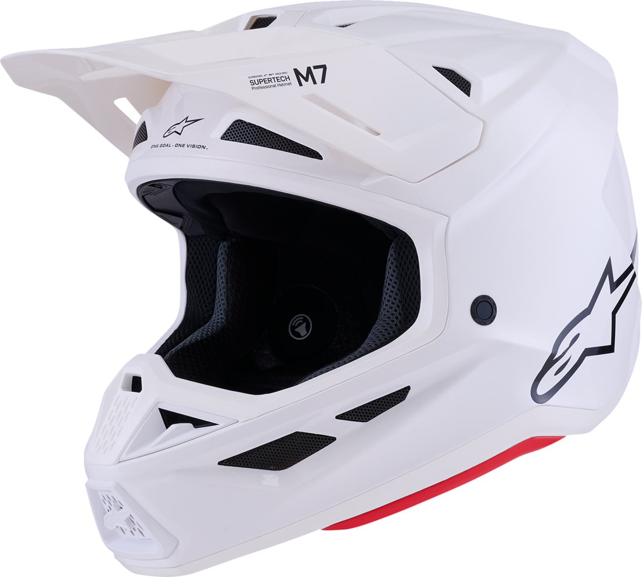 Alpinestars SM7 Helmet - Solid - Gloss White