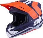 SM7 Helmet - Core - Matte Orange/Blue - XS (1)