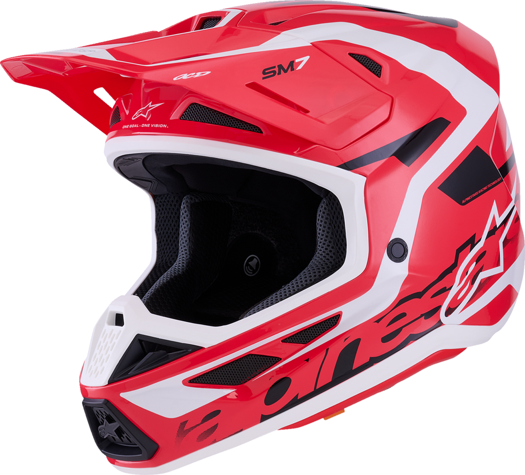 SM7 Helmet - Deed - Gloss Red/Black/White - XS (1)
