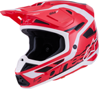 Alpinestars SM7 Helmet - Deed - Gloss Red/Black/White