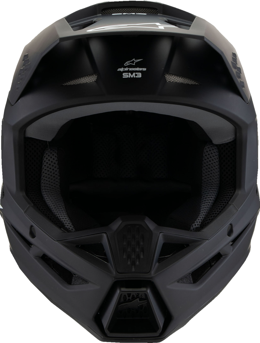 ALPINESTARS Youth SM3 Helmet - Solid - Matte Black - Small