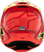 ALPINESTARS Youth SM3 Helmet - Fray - Gloss Red/Yellow Fluo/Black - Small
