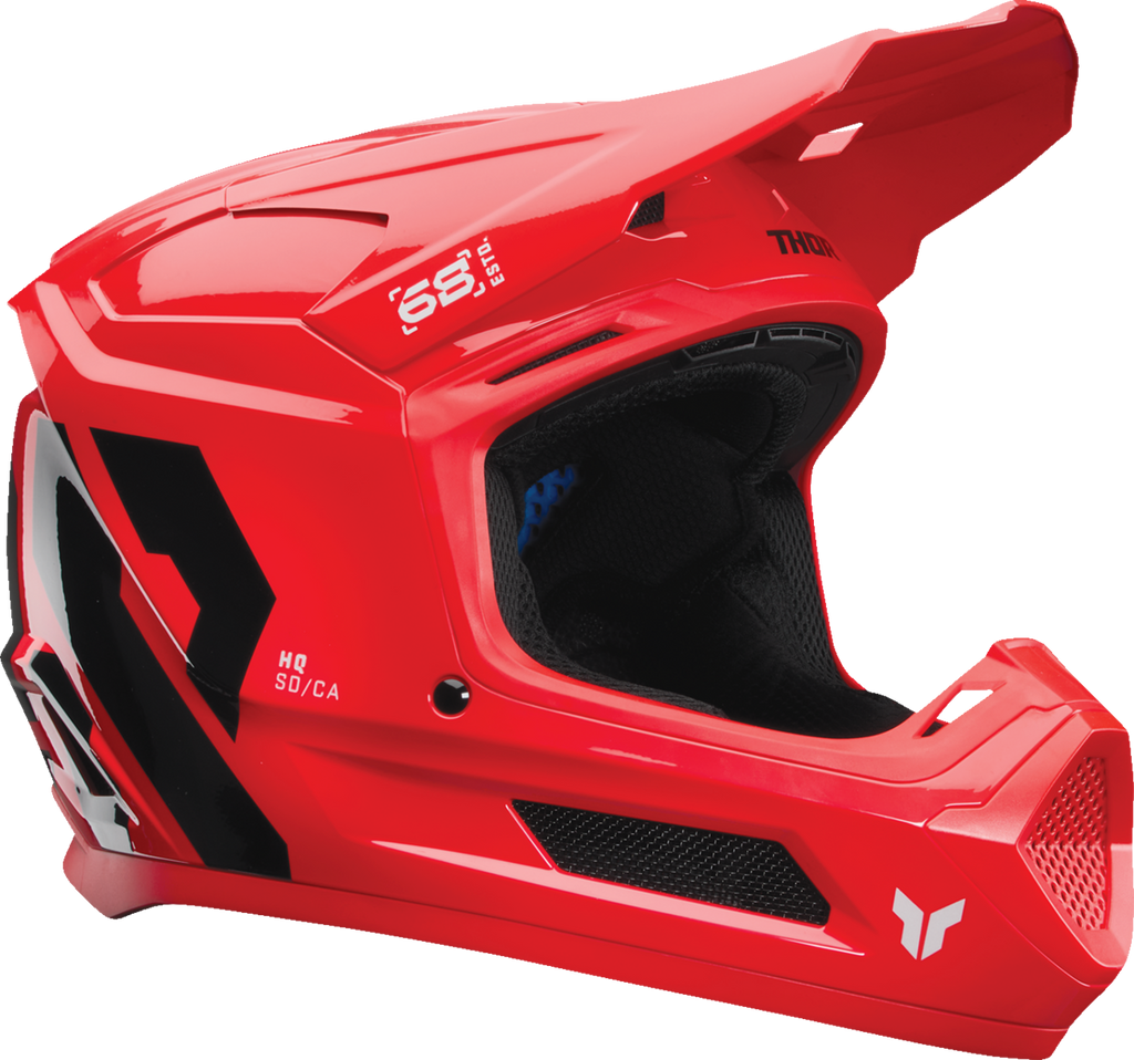 Thor Youth Fleet Helmet - Forge - Red