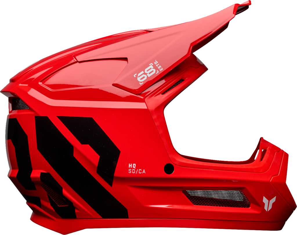 Thor Youth Fleet Helmet - Forge - Red