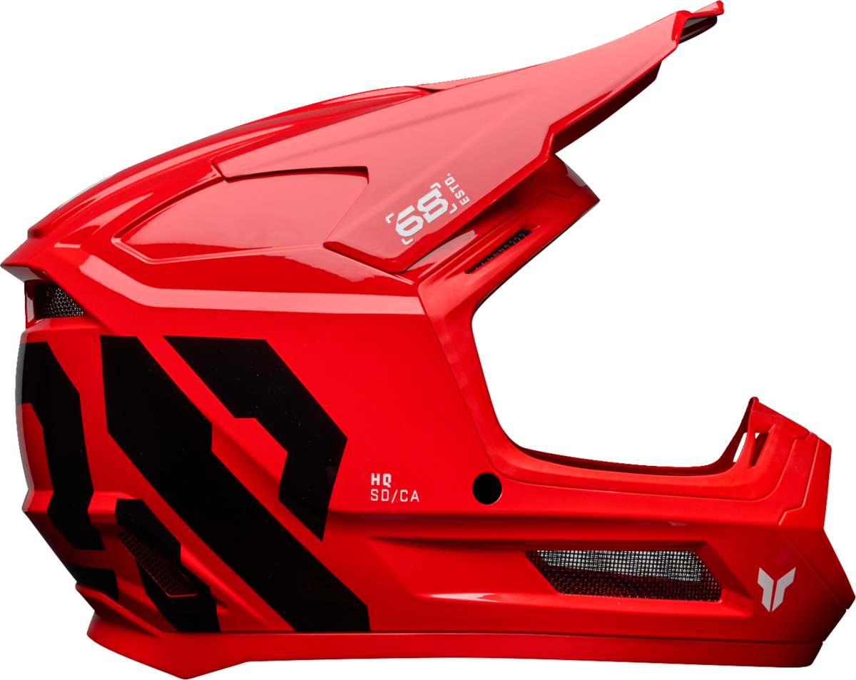 Thor Youth Fleet Helmet - Forge - Red