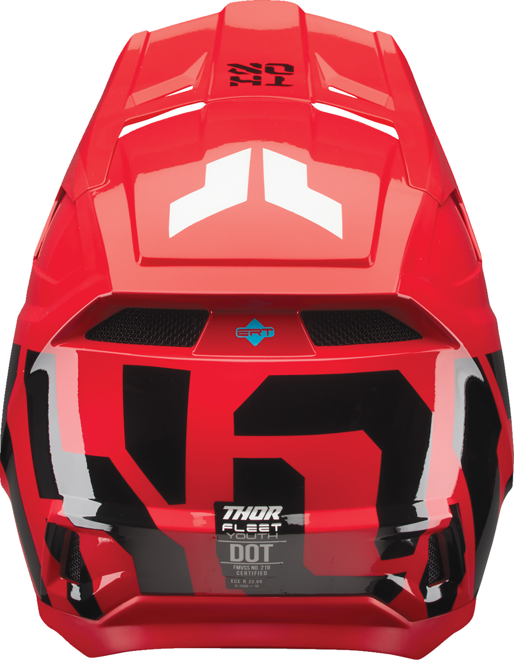 Thor Youth Fleet Helmet - Forge - Red