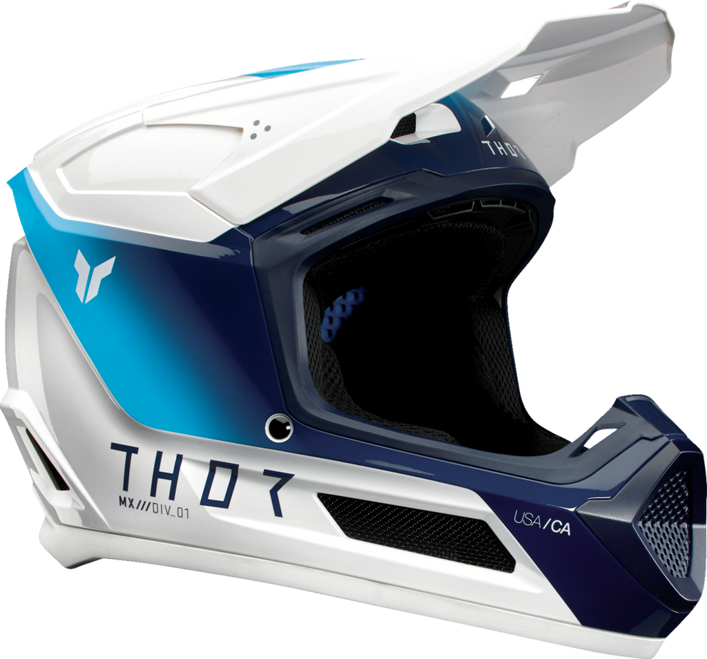 Thor Youth Fleet Helmet - Storm - White/Navy