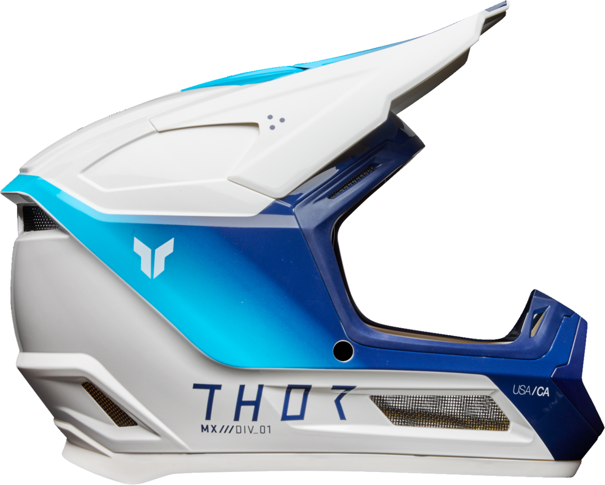 Thor Youth Fleet Helmet - Storm - White/Navy