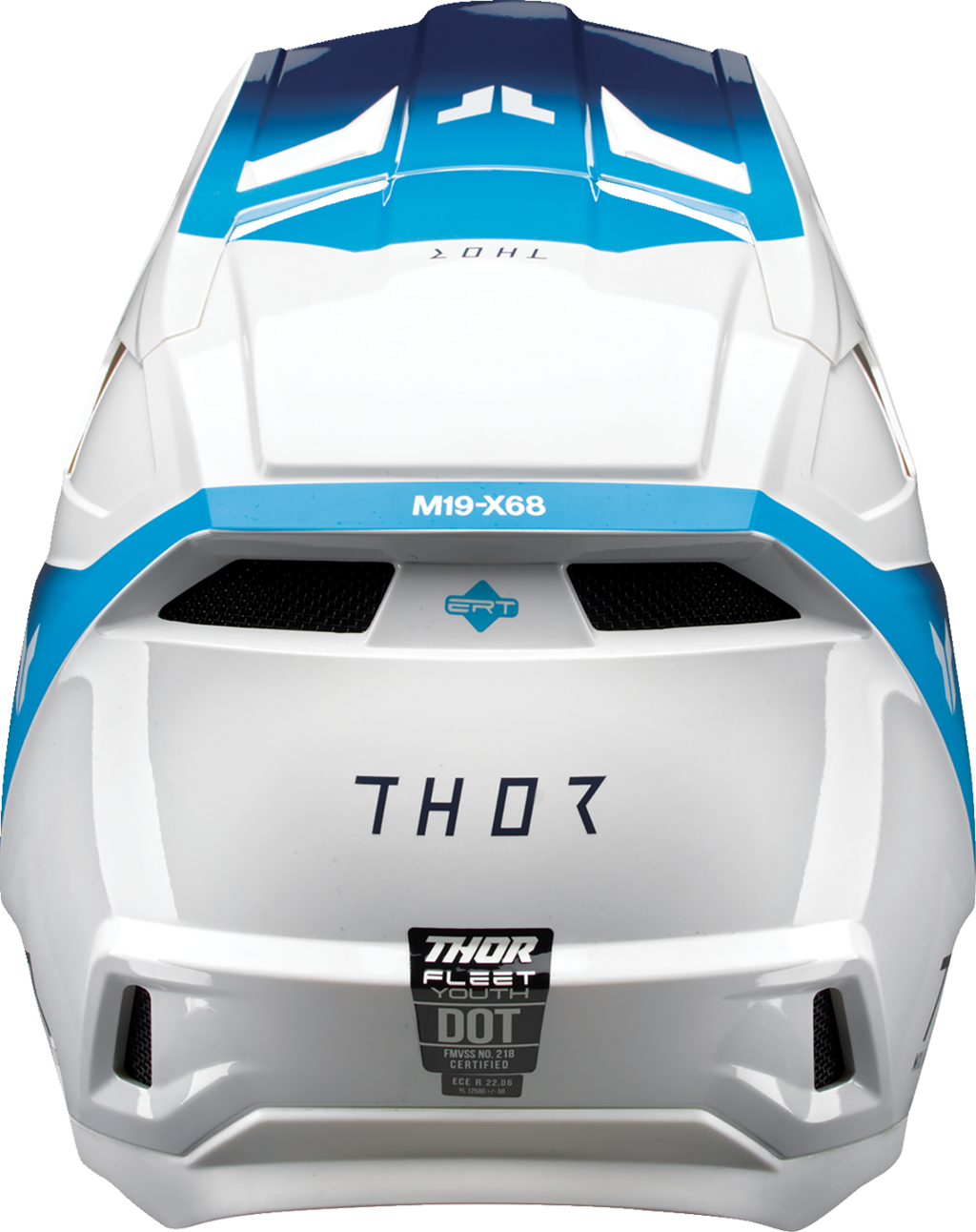 Thor Youth Fleet Helmet - Storm - White/Navy