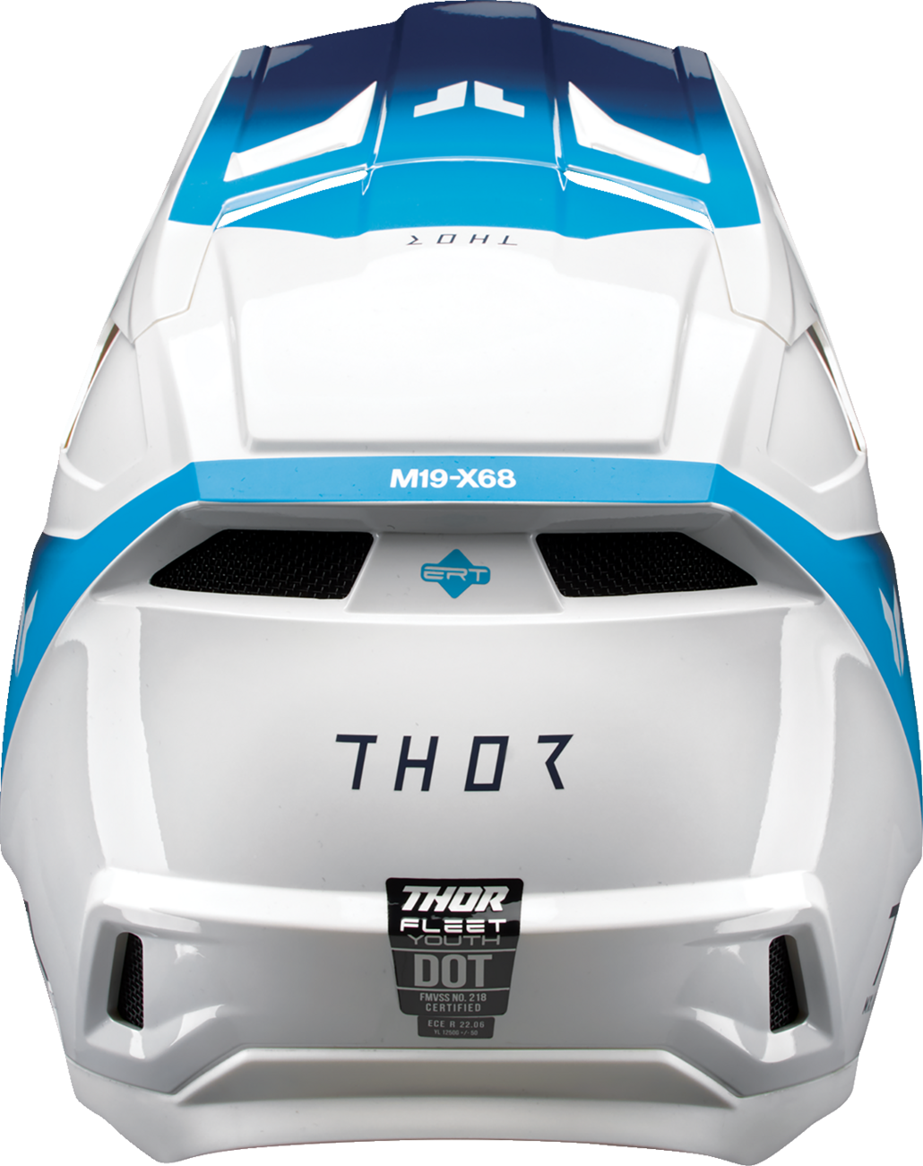 Thor Youth Fleet Helmet - Storm - White/Navy