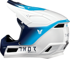 Thor Youth Fleet Helmet - Storm - White/Navy
