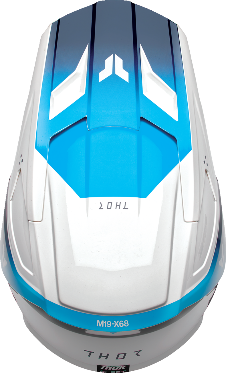 Thor Youth Fleet Helmet - Storm - White/Navy