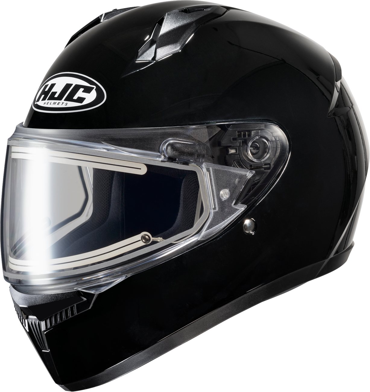 HJC C10 Snow Helmet - Electric - Solid - Black - XS