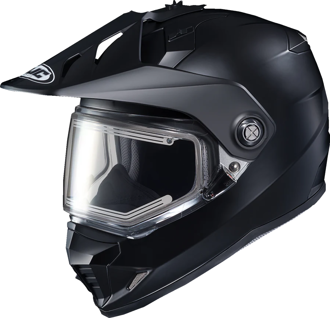 HJC DS-X1 Snow Helmet - Electric - Solid - Semi-Flat Black