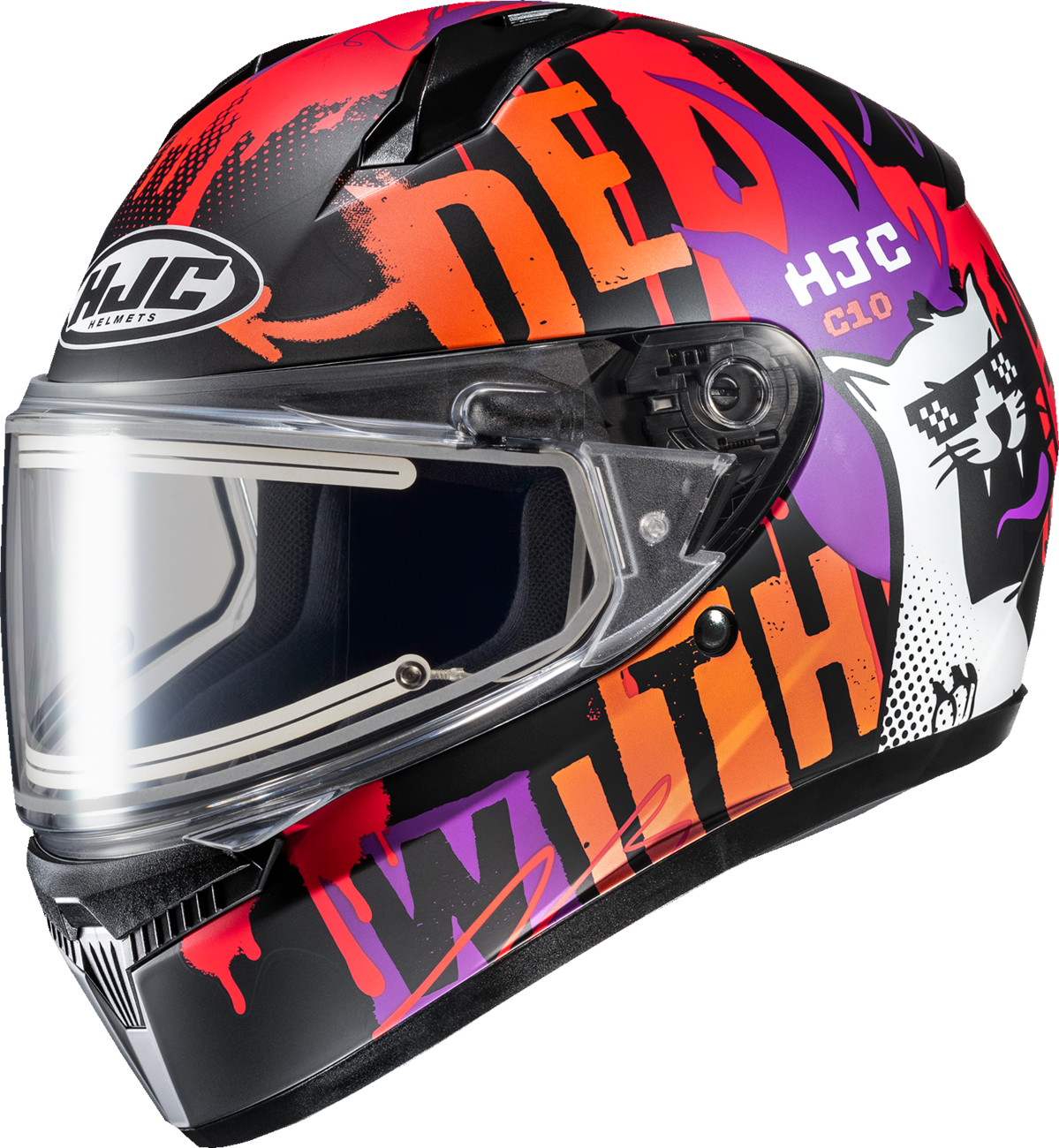 HJC C10 Snow Helmet - Electric - FOP - MC7SF - Large