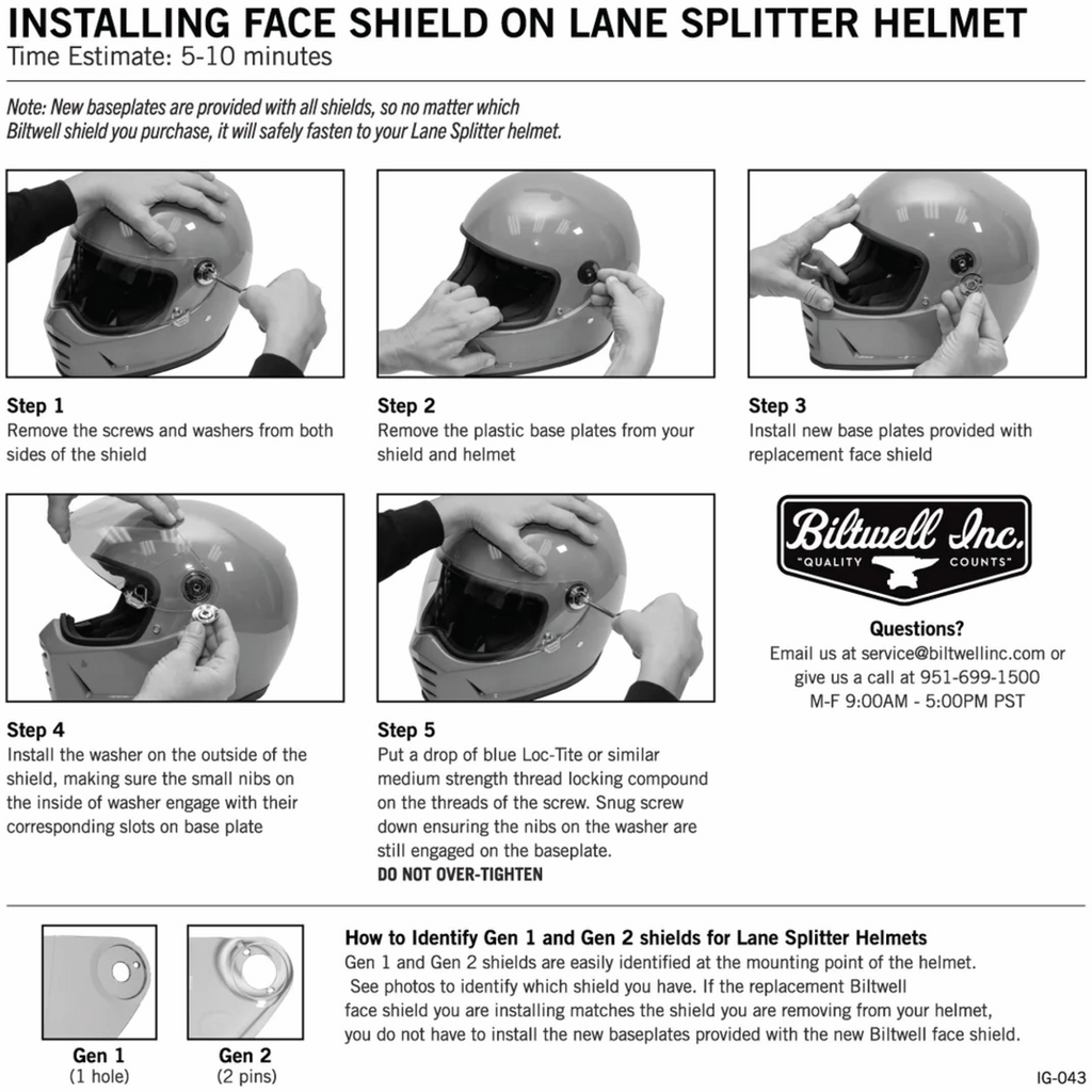 Biltwell Shield L/s G2 Pnlk Trnstn