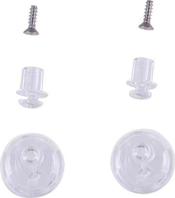 ALPINESTARS AFHS-01 Pinlock®/Tear-Off Pins Set - Supertech R10 / Supertech R7 - Transparent