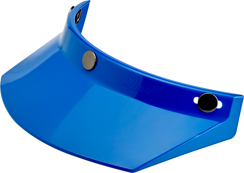Biltwell Visor Moto 3 Snap Blue