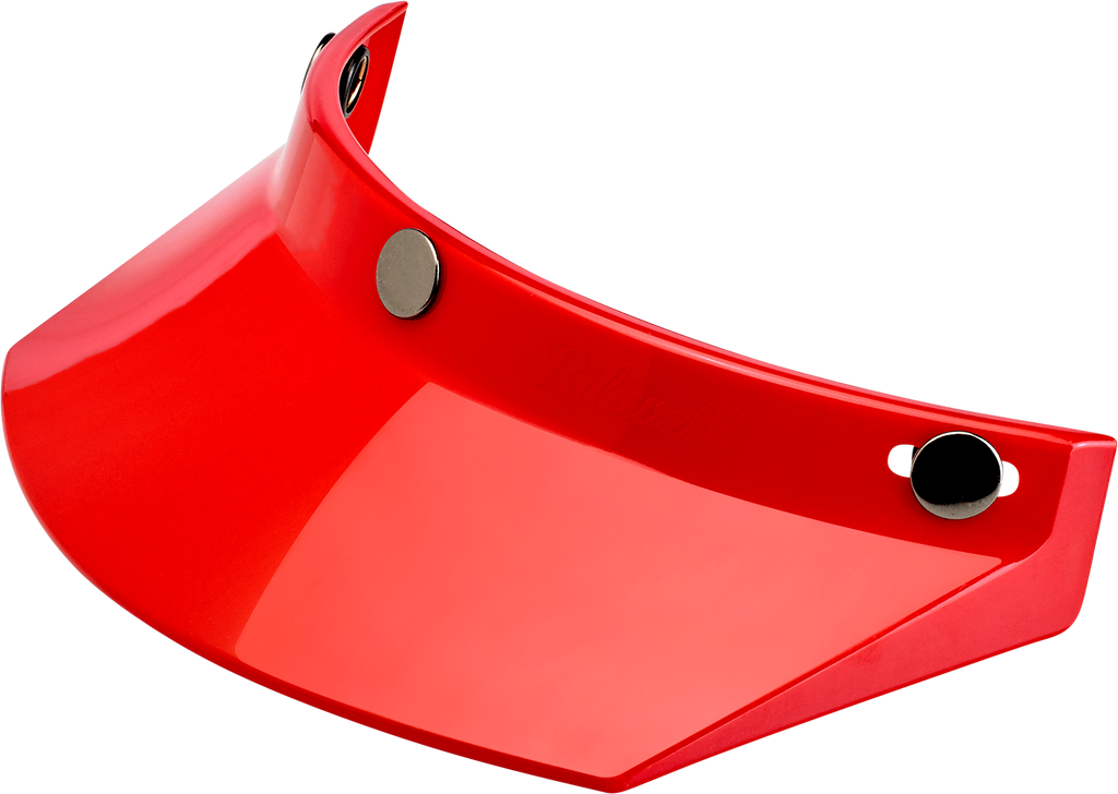 Biltwell Visor Moto 3 Snap - Red
