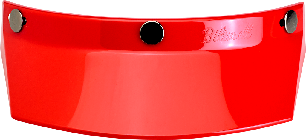Biltwell Visor Moto 3 Snap - Red