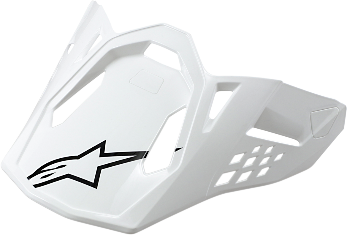 ALPINESTARS Supertech M10/Supertech M8 Visor - Gloss White