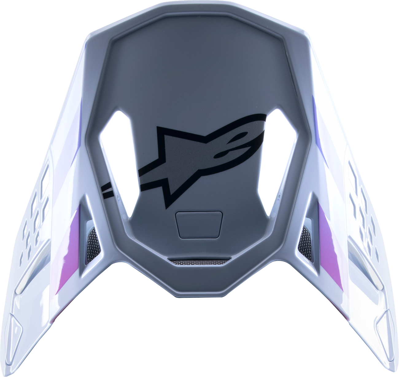 ALPINESTARS Supertech M10 Visor - Daytona - Haze Gray/Orange Fluo/Rhodamine