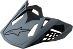 ALPINESTARS Supertech M10 Visor - Daytona - Haze Gray/Orange Fluo/Rhodamine