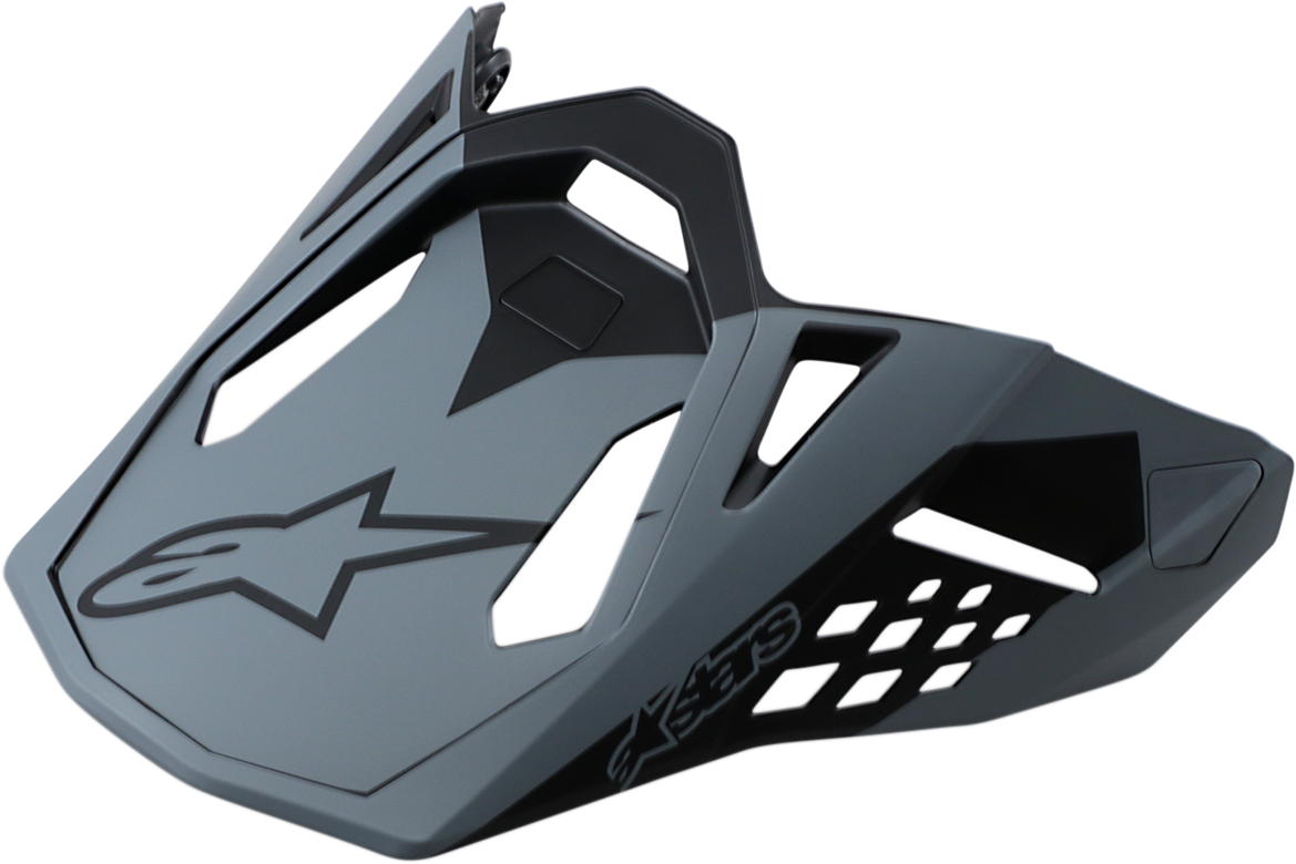 ALPINESTARS Supertech M10 Visor - Daytona - Haze Gray/Orange Fluo/Rhodamine