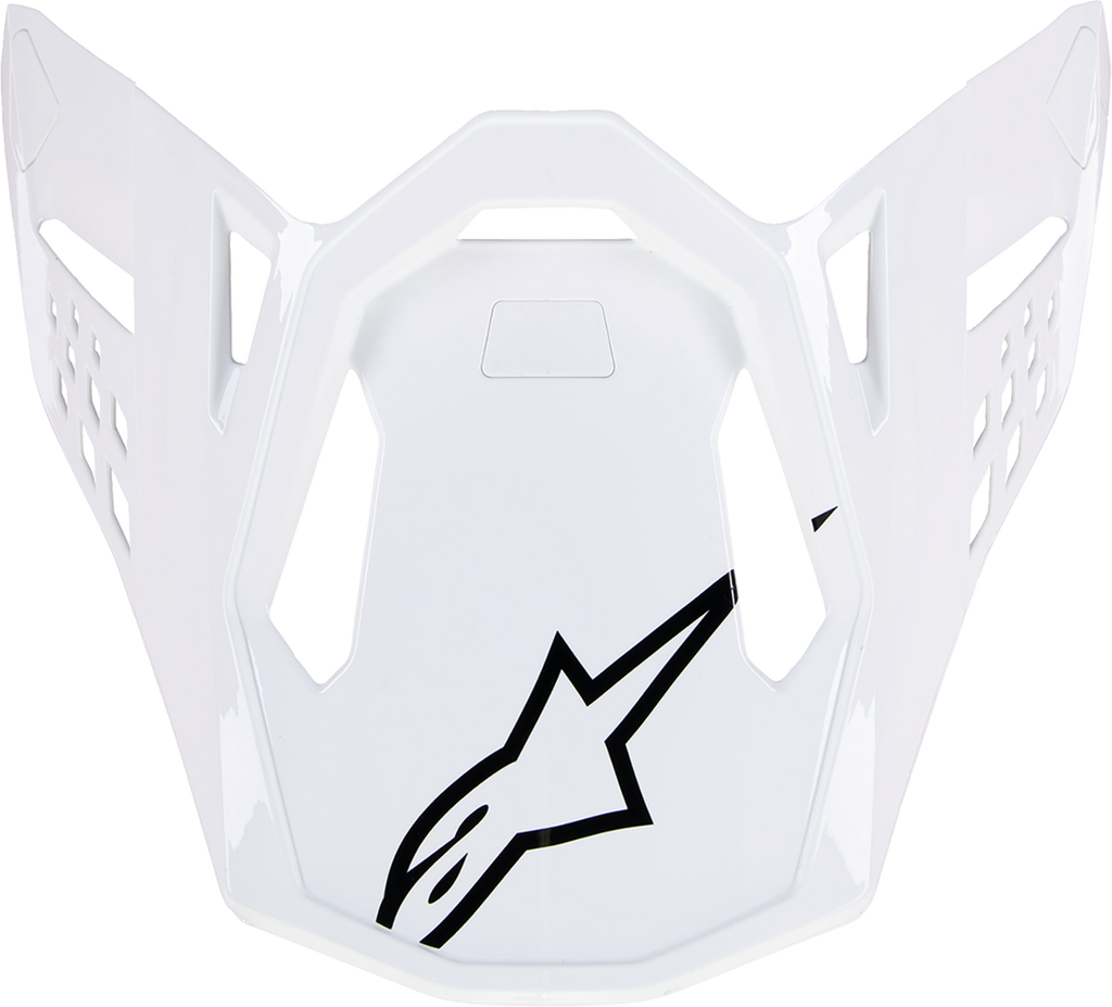 ALPINESTARS Supertech M10 Visor - Solid - Gloss White