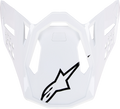 ALPINESTARS Supertech M10 Visor - Solid - Gloss White