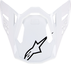 ALPINESTARS Supertech M10 Visor - Solid - Gloss White