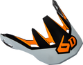 6D ATR-2Y Visor - Drive - Neon Orange
